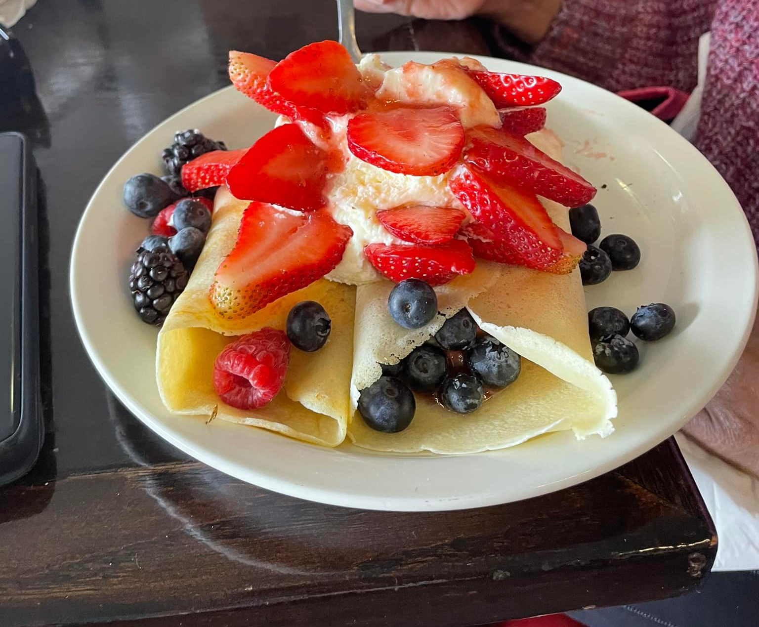 fruit crepes